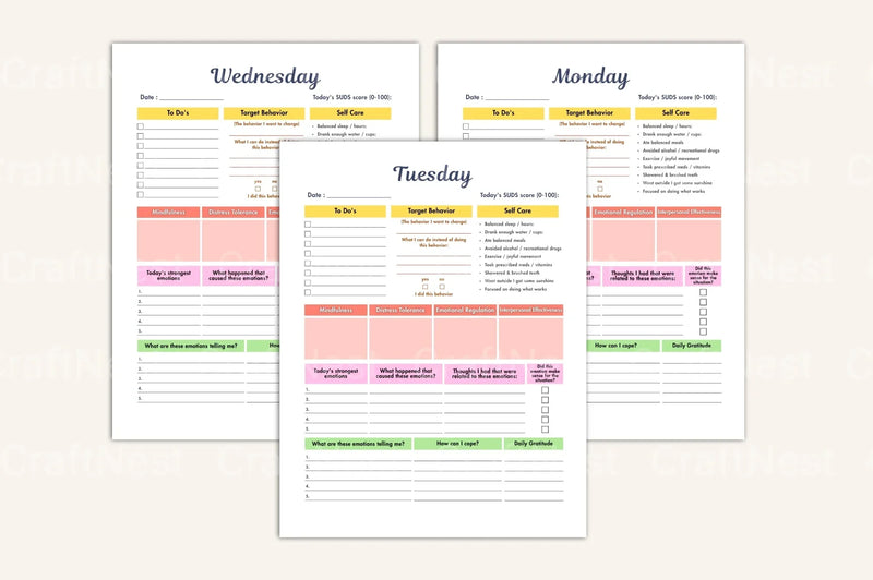Dialectical Behavior Therapy Guide - CraftNest - Digital Crafting and Art