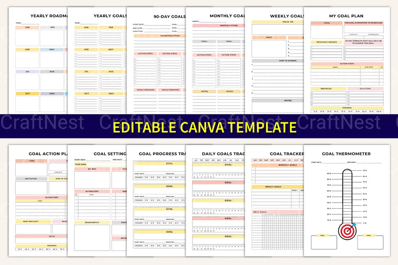 Goal Setting Motivation Guide - CraftNest - Digital Crafting and Art