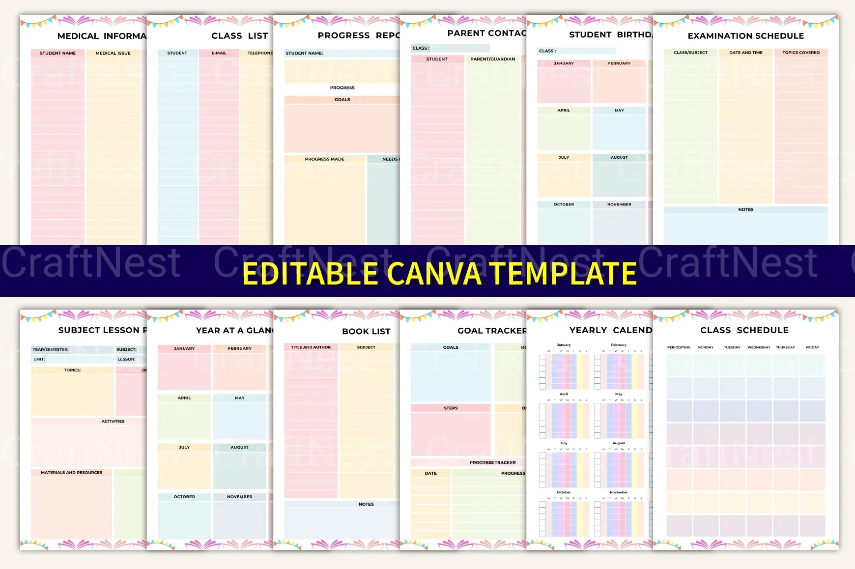 Teacher Planner: Organize Your Classroom Efficiently - CraftNest - Digital Crafting and Art