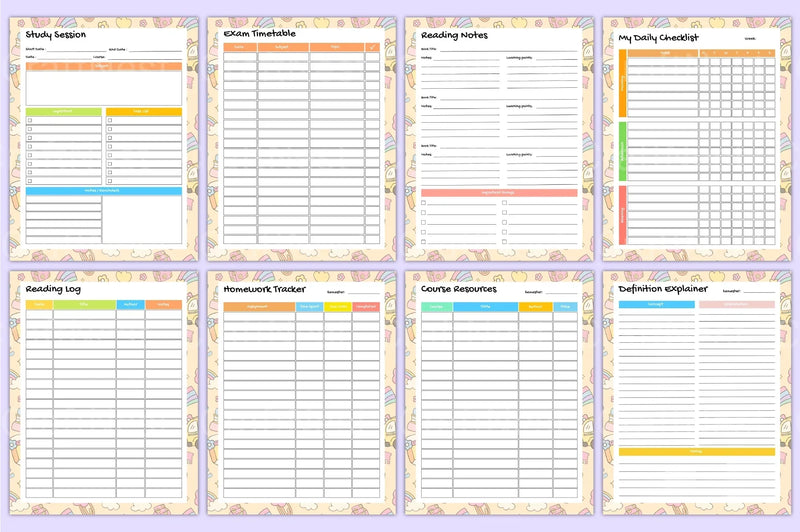 Back to School Planner 2023 - CraftNest - Digital Crafting and Art