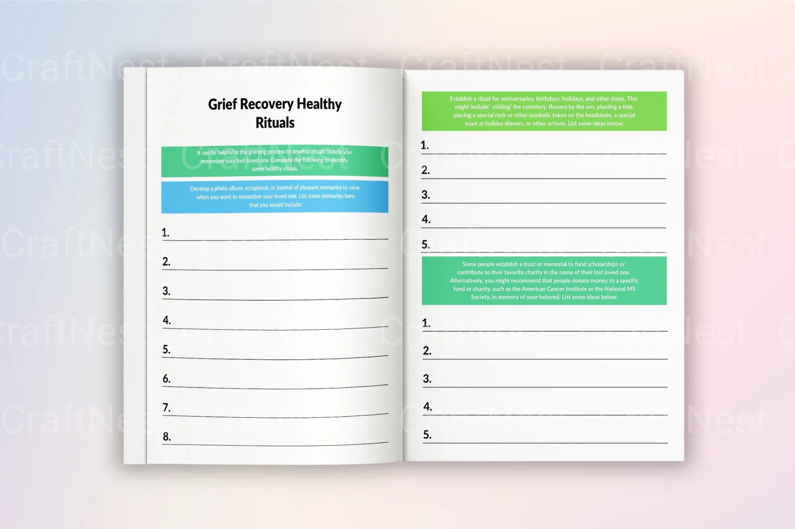 Grief Therapy Guide - CraftNest - Digital Crafting and Art