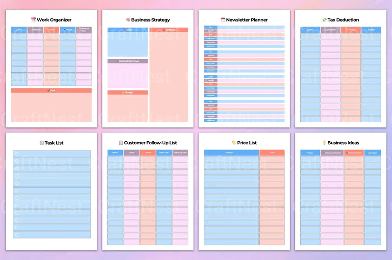 Girl Boss Planner: Empower Your Success - CraftNest - Digital Crafting and Art