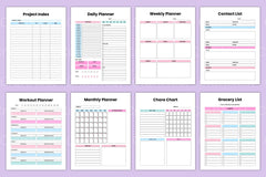 Happy Life Planner for Daily Inspiration - CraftNest - Digital Crafting and Art