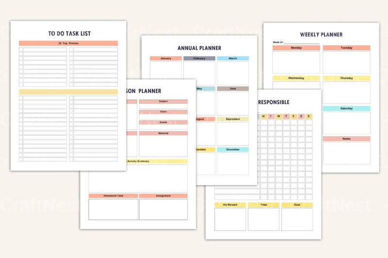 Homeschool Management Binder for Effective Organization - CraftNest - Digital Crafting and Art