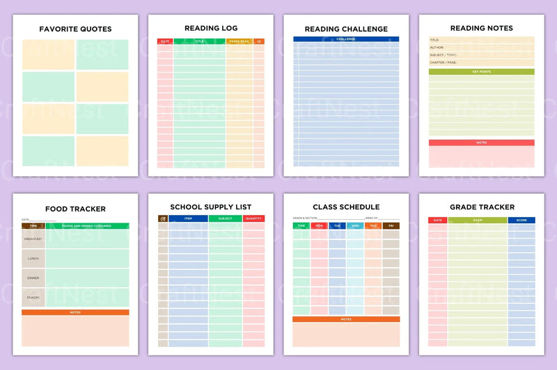 ADHD Planner for Kids - CraftNest - Digital Crafting and Art