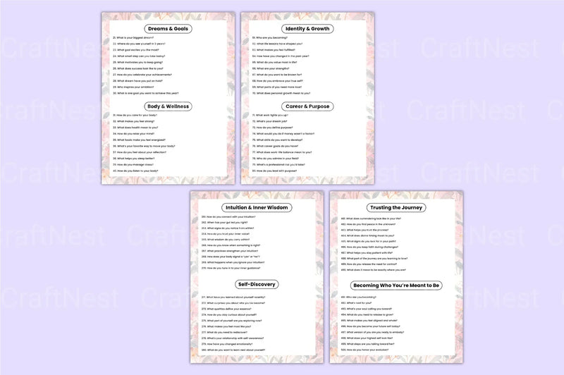 Creative Prompts for Women - CraftNest - Digital Crafting and Art