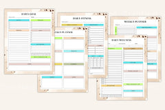 Yearly, Weekly & Monthly Planner 2024 - CraftNest - Digital Crafting and Art