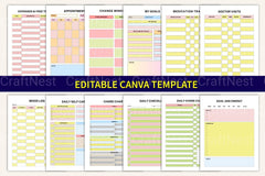 ADHD Brain Dump Workbook for Focus and Organization - CraftNest - Digital Crafting and Art