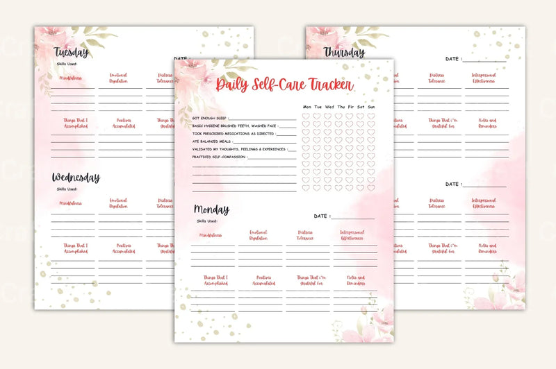 DBT Planner for Effective Therapy Planning - CraftNest - Digital Crafting and Art