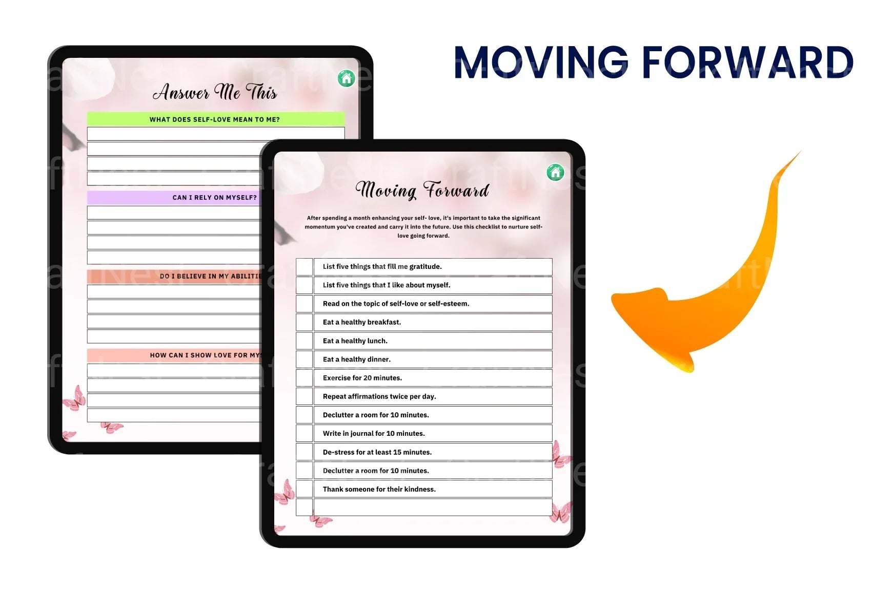 Self Love Workbook for Personal Growth - CraftNest - Digital Crafting and Art