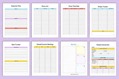 Back to School Planner - CraftNest - Digital Crafting and Art