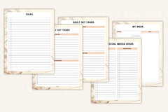 Entrepreneur Side Hustle Organizer - CraftNest - Digital Crafting and Art