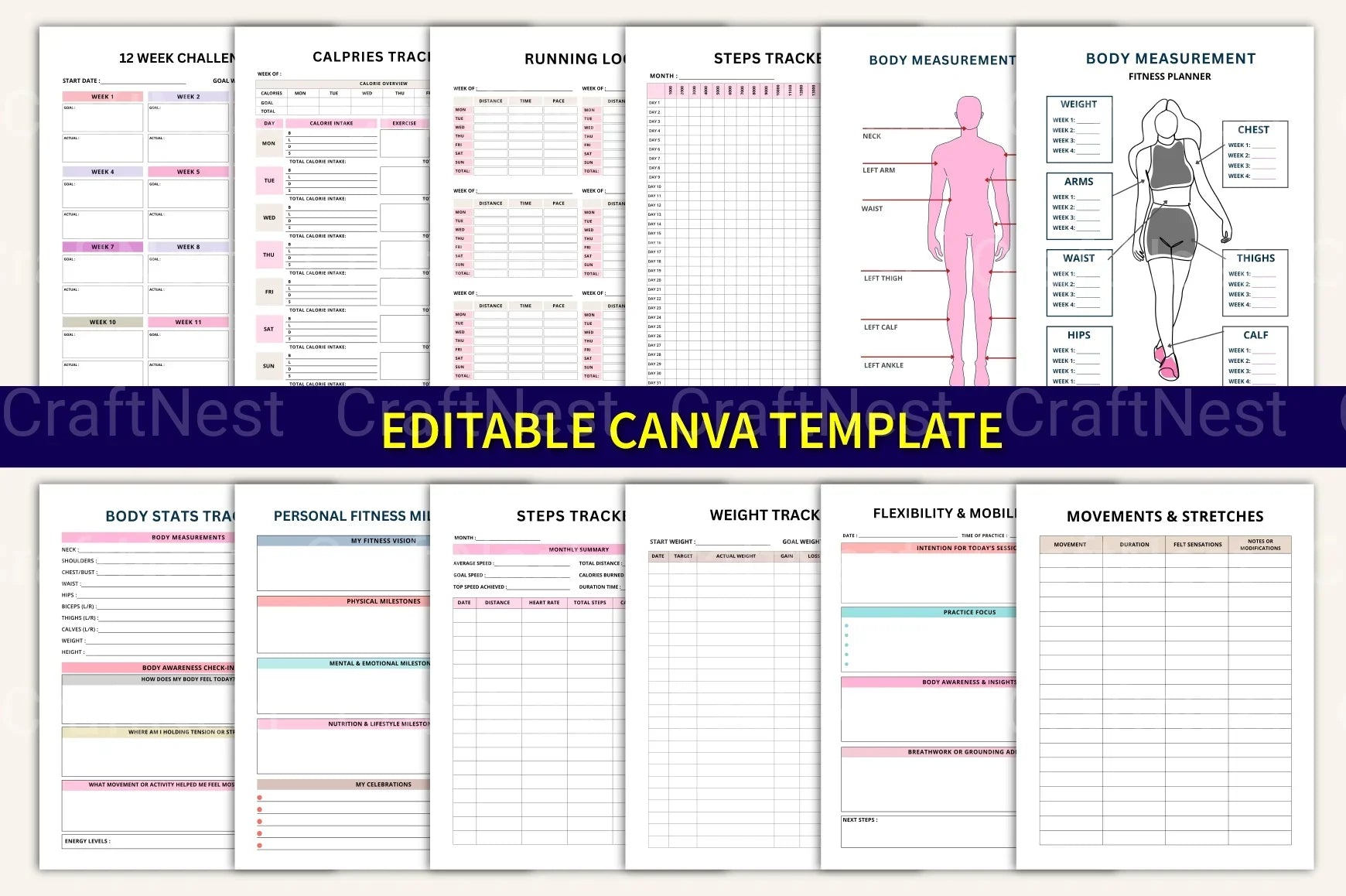 Ultimate Wellness Fitness Guide - CraftNest - Digital Crafting and Art