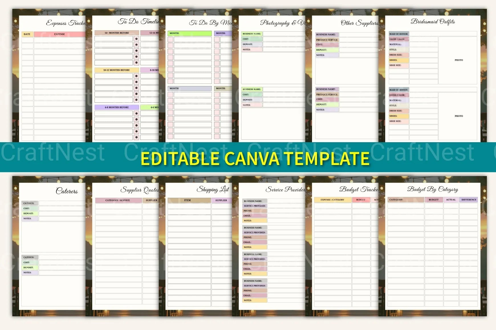 Ultimate Wedding Planning Guide - CraftNest - Digital Crafting and Art