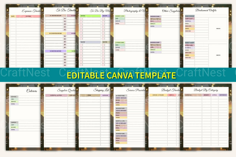 Ultimate Wedding Planning Guide - CraftNest - Digital Crafting and Art