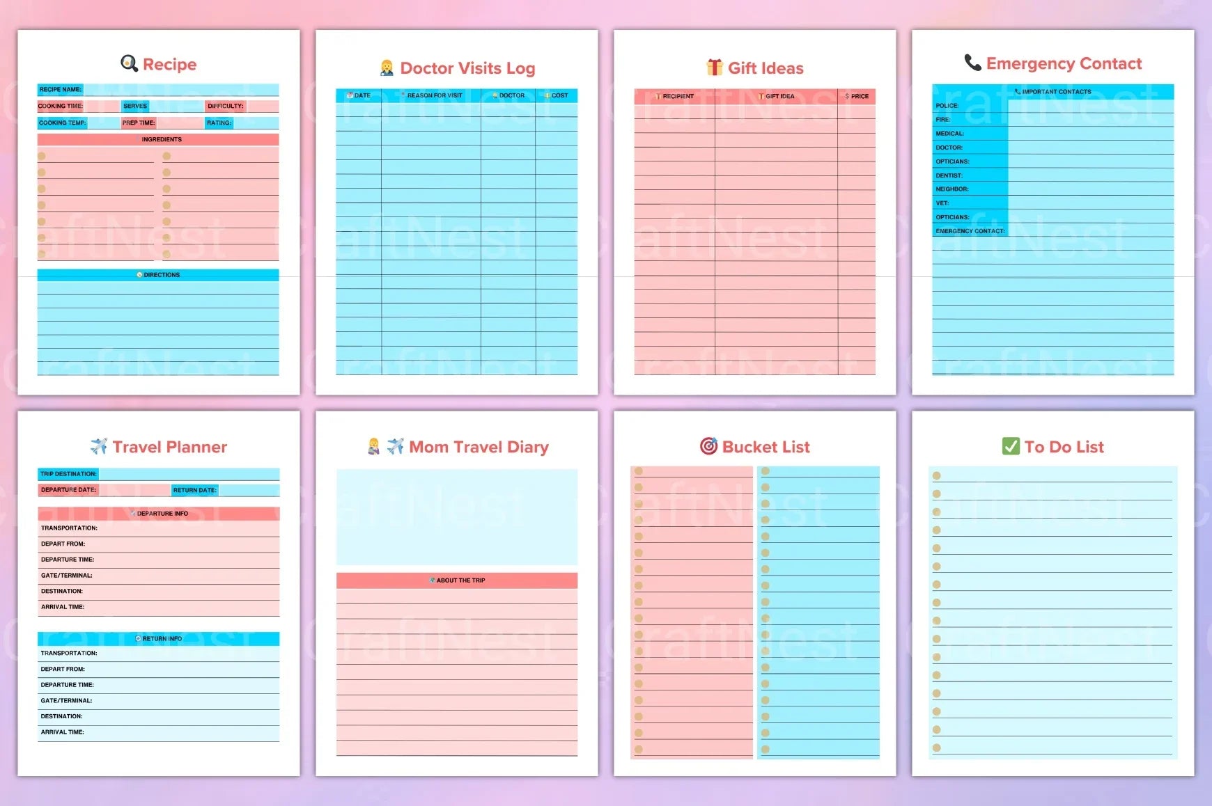 Ultimate Mom Planner - CraftNest - Digital Crafting and Art