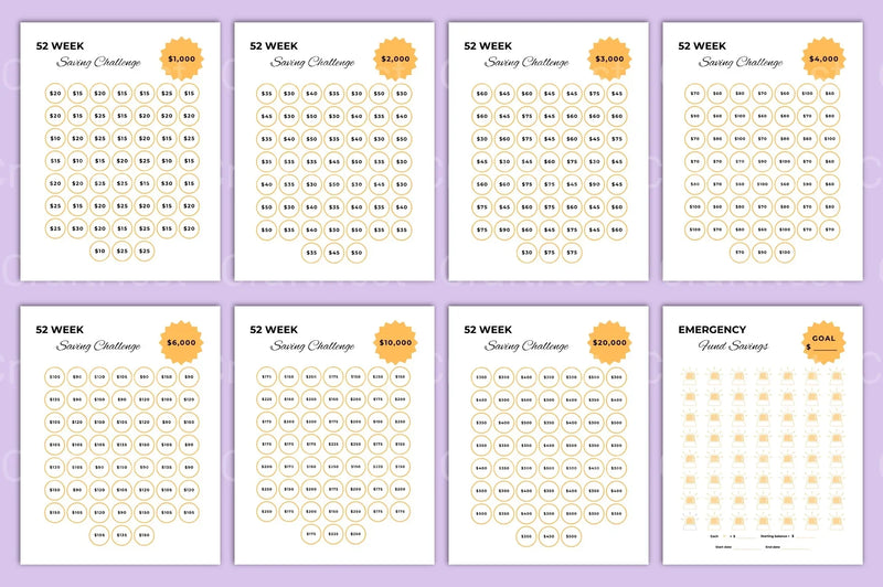 Money Saving Challenge: Boost Your Savings - CraftNest - Digital Crafting and Art