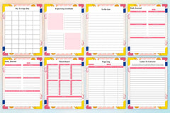 Vision Board Planner: Achieve Your Goals - CraftNest - Digital Crafting and Art
