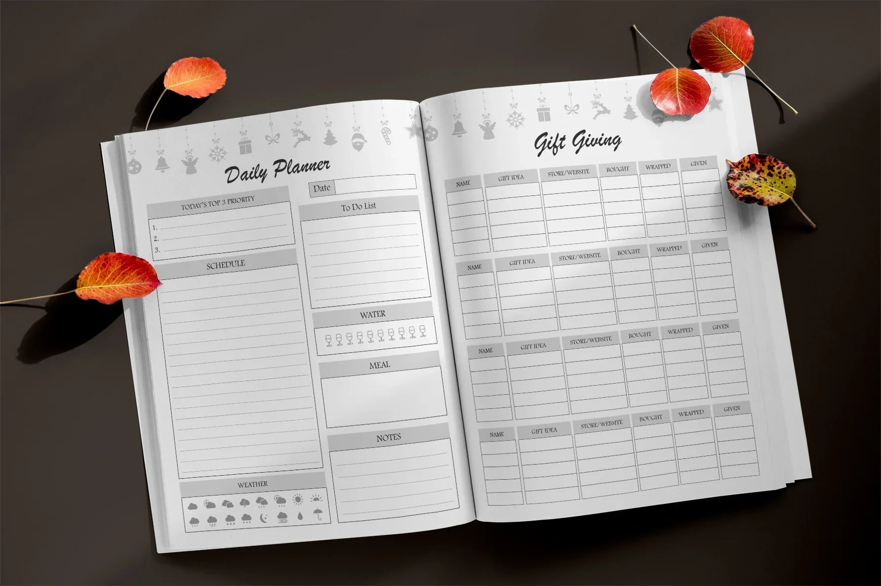 Christmas Planner from 100 Planner - CraftNest - Digital Crafting and Art