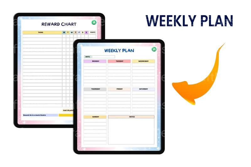 Kids Task Reward Charts for Motivation and Organization - CraftNest - Digital Crafting and Art