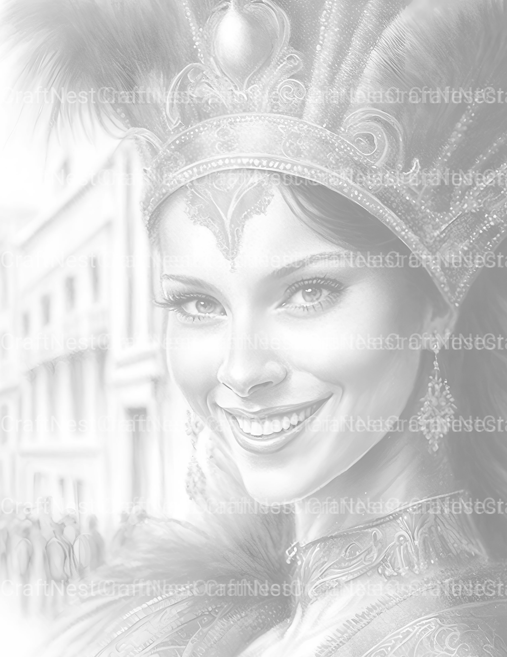 Victorian Woman Coloring Book - CraftNest - Digital Crafting and Art