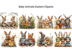 Baby Animals Eastern Clipart - CraftNest