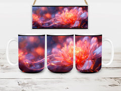 Flower Asters 5 Mug Wrap - CraftNest