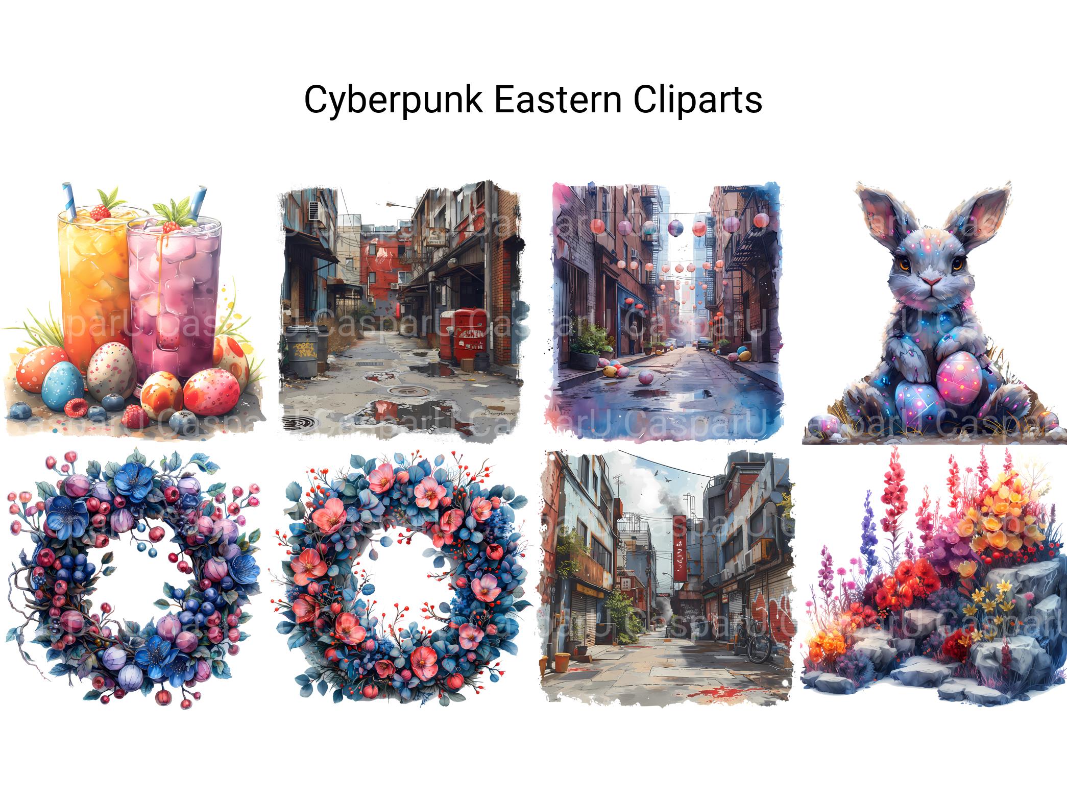 Cyberpunk Eastern Clipart - CraftNest