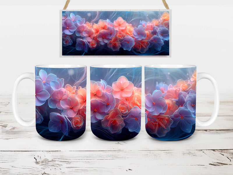 Flower Hydrangeas 6 Mug Wrap - CraftNest