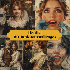 Dentist Junk Journal Pages - CraftNest - Digital Crafting and Art