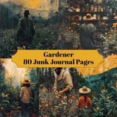 Gardener Junk Journal Pages - CraftNest - Digital Crafting and Art