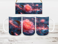 Flower Camellias 4 Mug Wrap - CraftNest