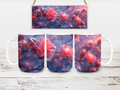 Flower Camellias 4 Mug Wrap - CraftNest