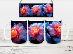 Flower Camellias 5 Mug Wrap - CraftNest