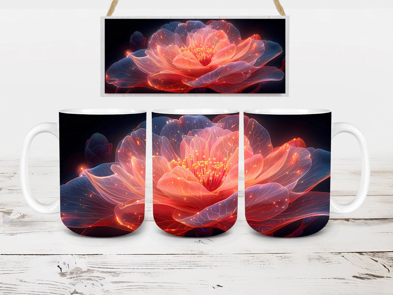 Flower Camellias 5 Mug Wrap - CraftNest