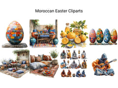 Moroccan Easter Clipart - CraftNest