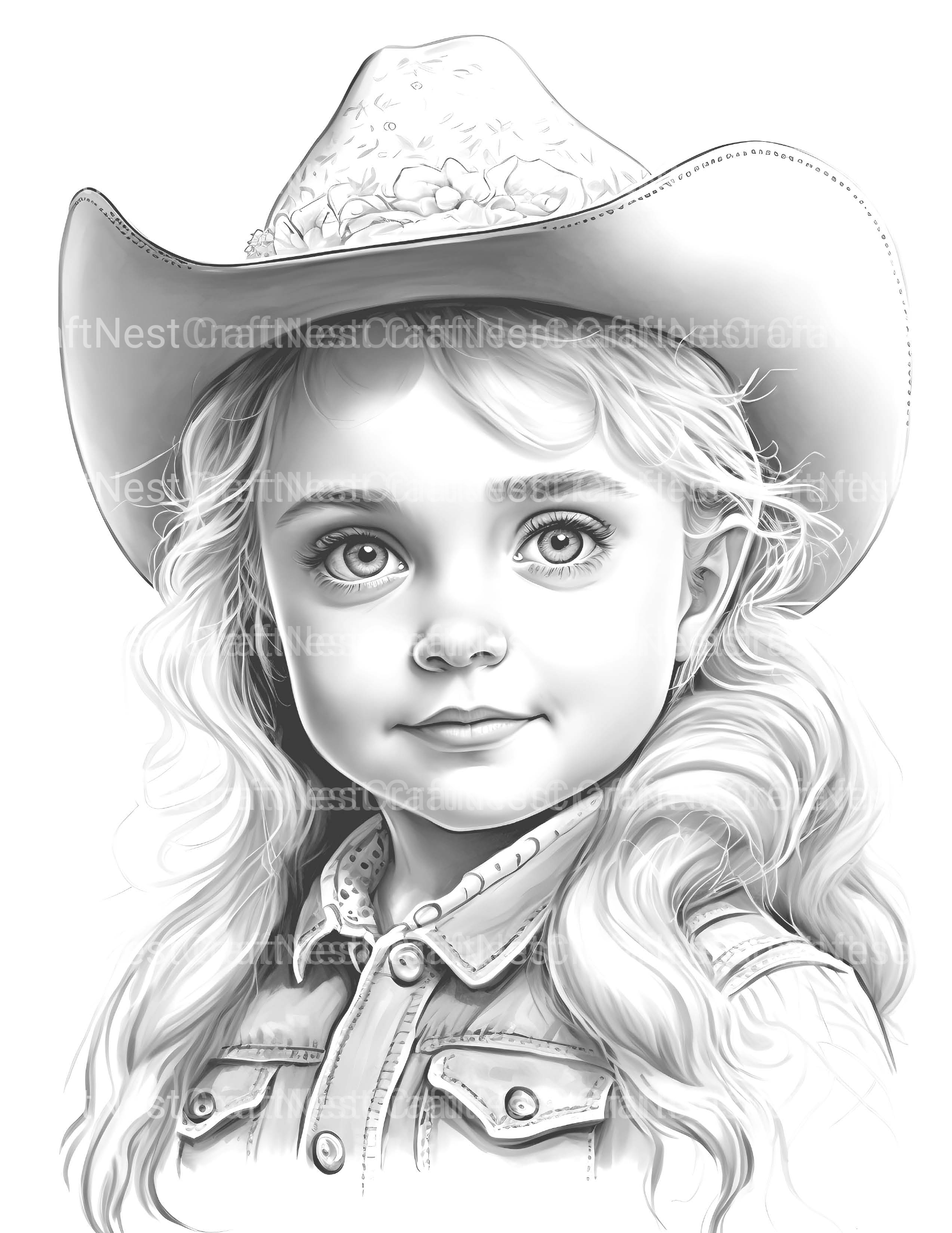 Flower Girl Coloring Book 2 - CraftNest - Digital Crafting and Art