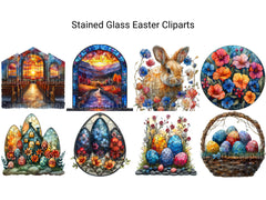 Stained Glass Easter Clipart - CraftNest