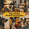 Dogs Summer Junk Journal Pages