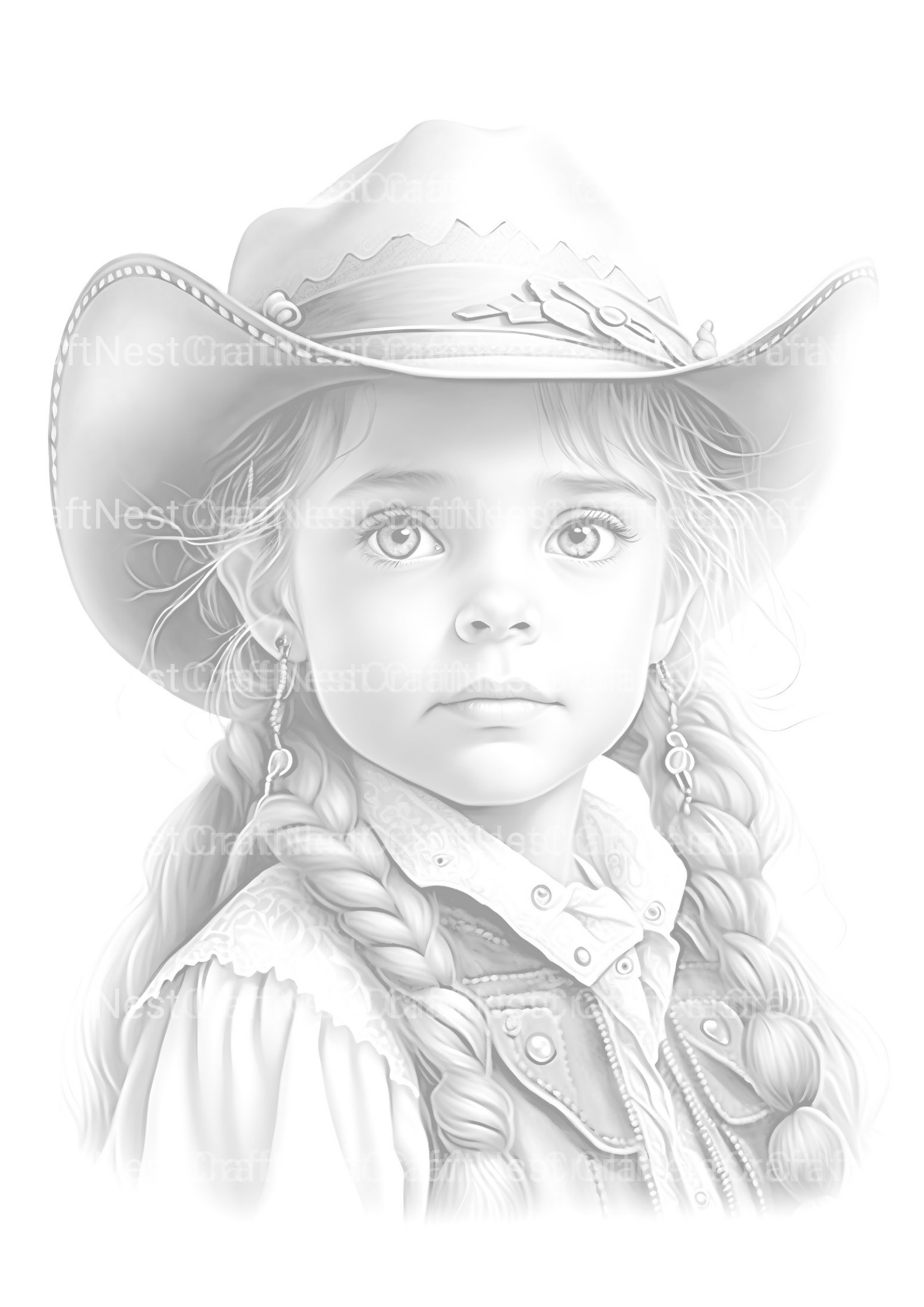 Flower Girl Coloring Book 2 - CraftNest - Digital Crafting and Art