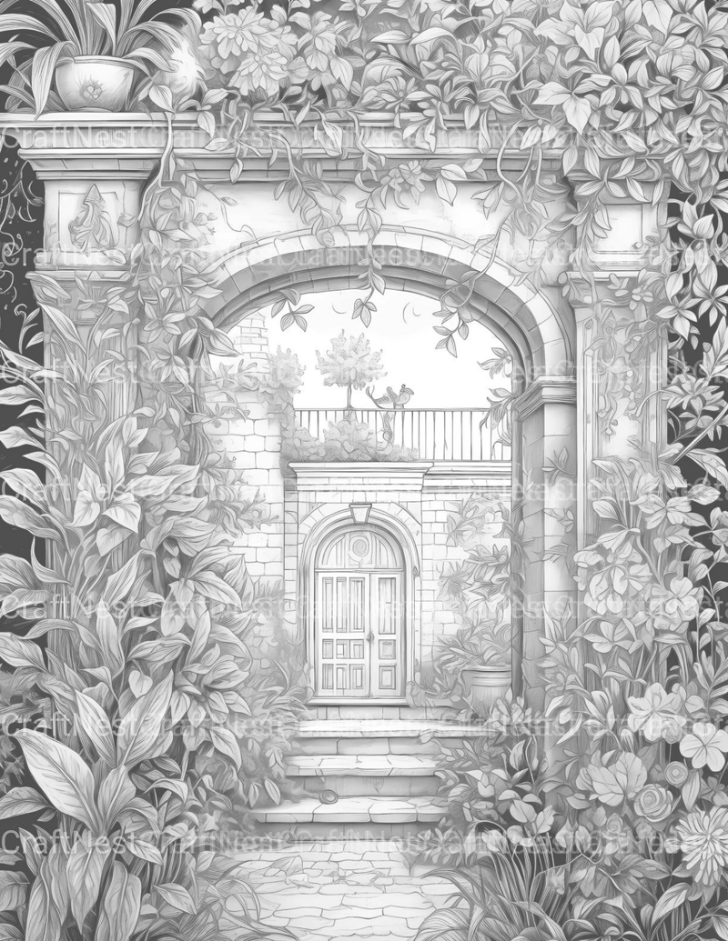 Secret Garden Coloring Book - CraftNest - Digital Crafting and Art