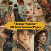 Vintage Summer Junk Journalseiten