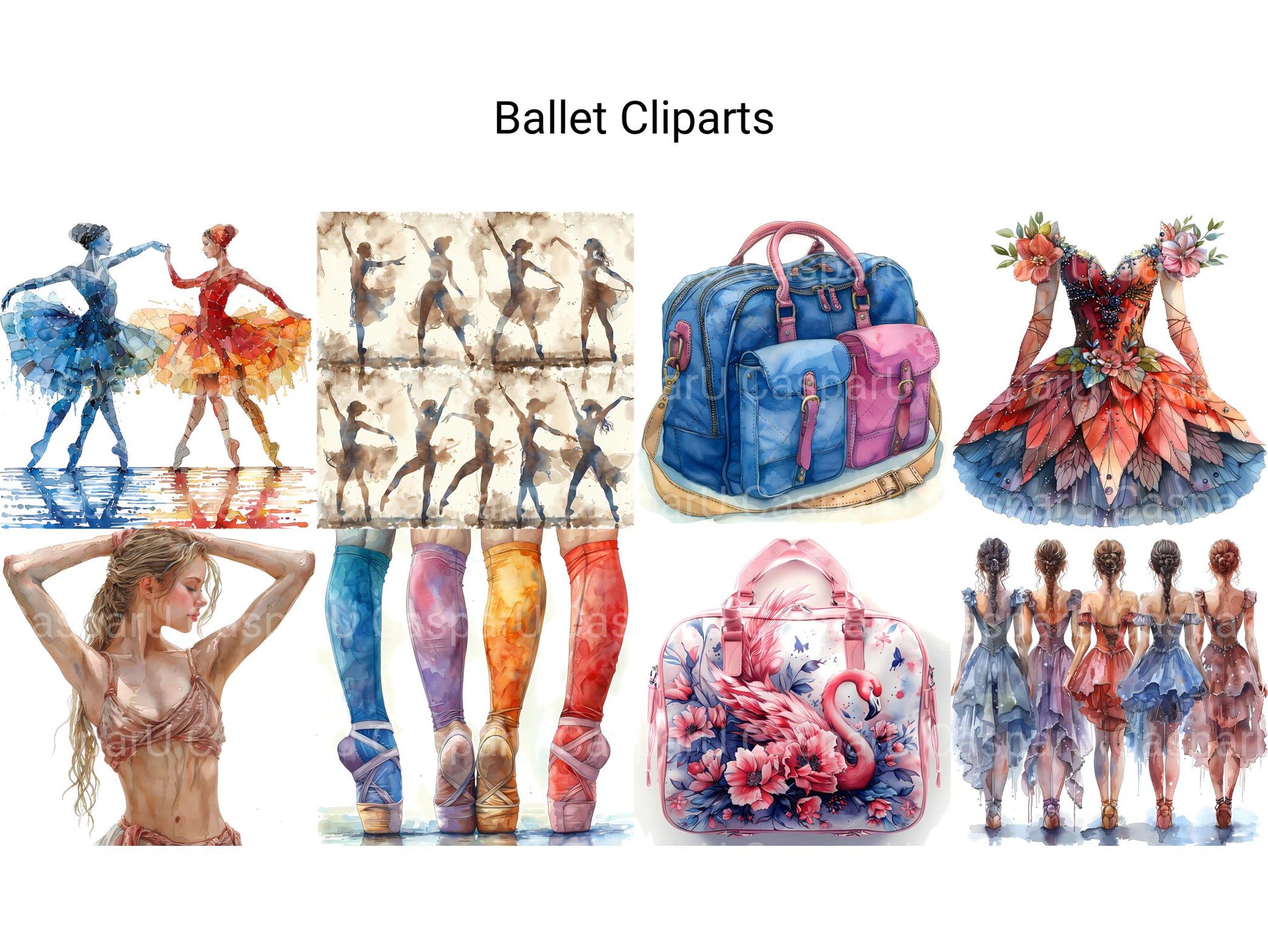 Ballet Clipart - CraftNest - Digital Crafting and Art