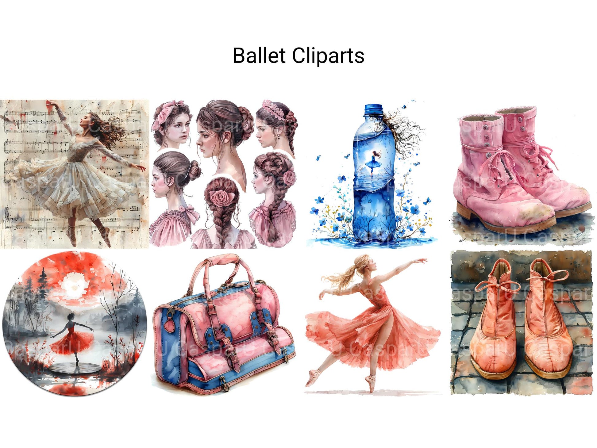 Ballet Clipart - CraftNest - Digital Crafting and Art