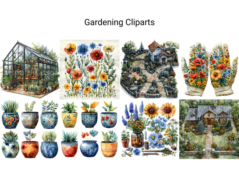 Gardening Clipart - CraftNest - Digital Crafting and Art