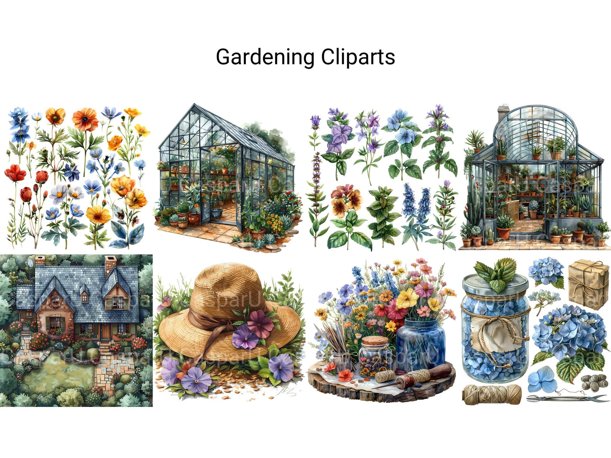 Gardening Clipart - CraftNest - Digital Crafting and Art