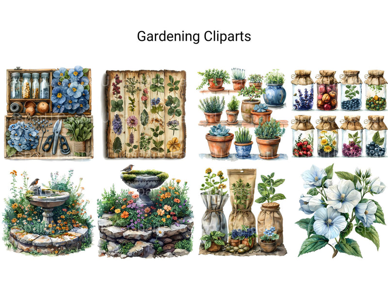 Gardening Clipart - CraftNest - Digital Crafting and Art