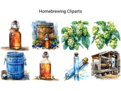 Homebrewing Clipart - CraftNest - Digital Crafting and Art