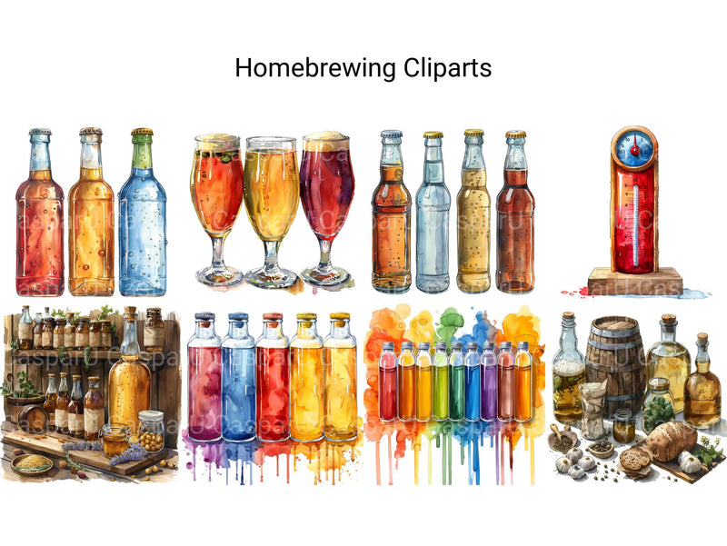 Homebrewing Clipart - CraftNest - Digital Crafting and Art