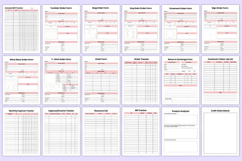 Craft Business Planner Guide - CraftNest - Digital Crafting and Art